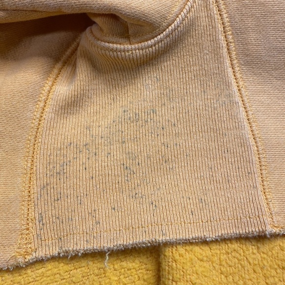 Champion Reverse Weave Orange Cropped Hooded Sweatshirt Size Large - Picture 7 of 9